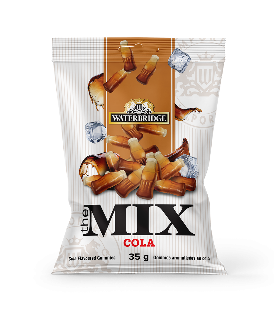 WATERBRIDGE BONBONS COLA FORMAT 35GR *BOITE DE 24 SEULEMENT*
