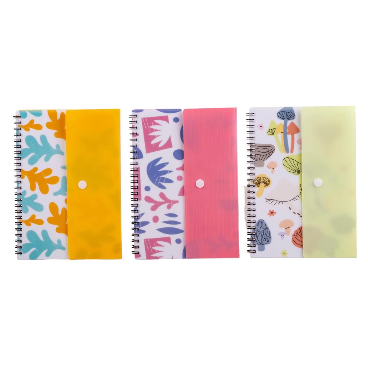 CAHIER DE NOTE RIGIDE SPIRALE 5.75X8.5PO(K1-8)
