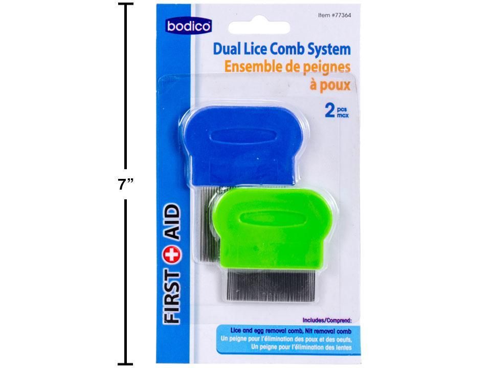 ENSEMBLE DE PEIGNE À POUX 2 MCX (L1-1)