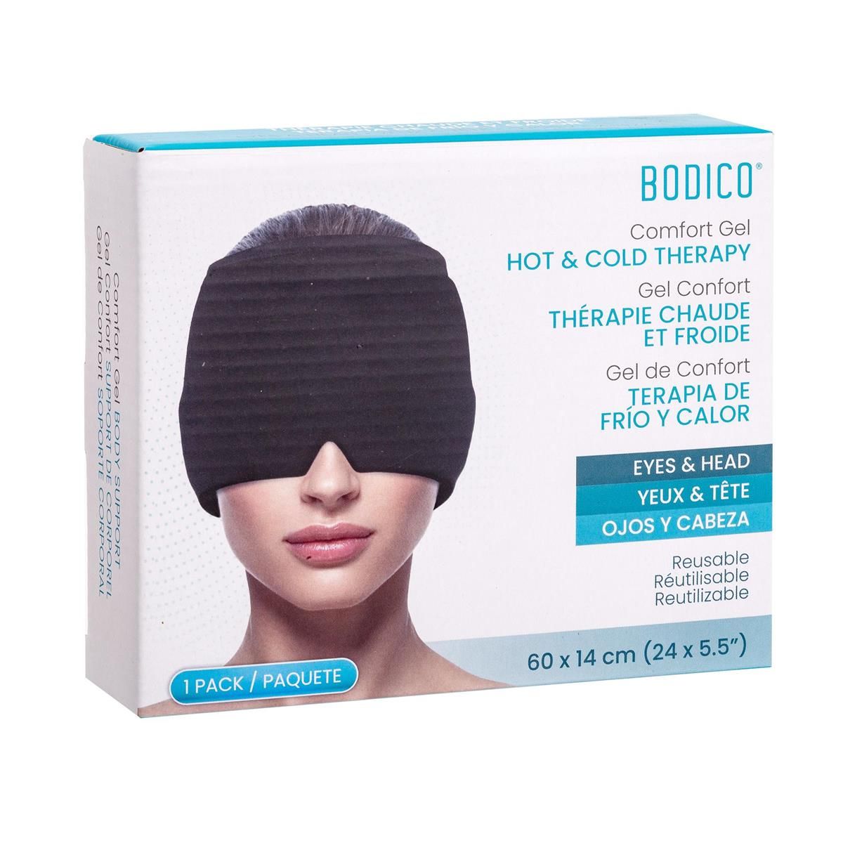 GEL CONFORT THERAPIE CHAUD FROID REUTILISABLE YEUX ET TETE BODICO(E8-2)