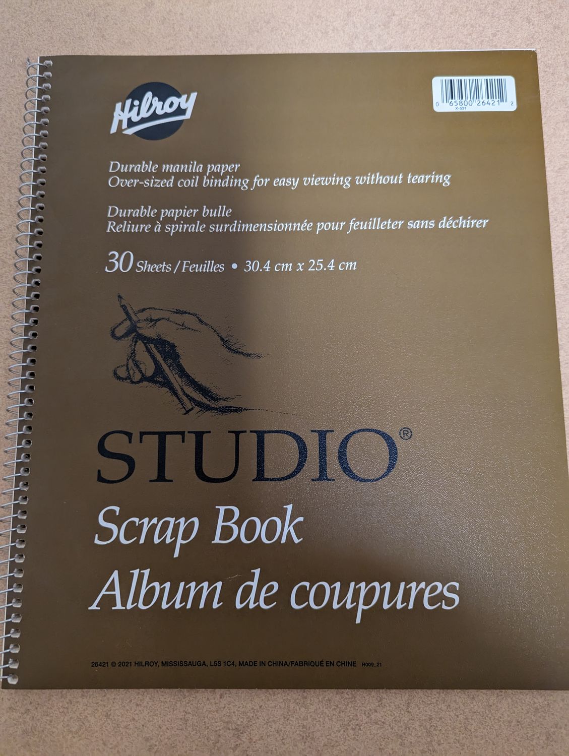 ALBUM DE COUPURES 30 PAGES 30.4 CM X 25.4 CM(J2-3)(DIS)