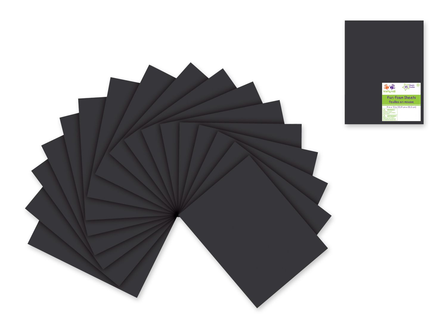 FEUILLES EN MOUSSE 9 X 12POUCES(j1-8)