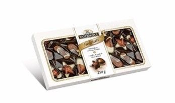 BOITE CHOCOLAT  BELGE COQUILLAGE 250 G (XM)