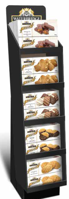 PRÉSENTOIR DE BISCUITS IMPORTÉ DE BELGIQUE (70 UNITÉ) 5 SAVEUR ASST (XM)