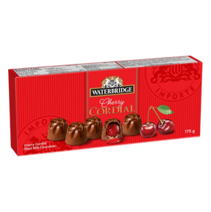 BOITE CHOCOLAT CERISE 175 G (XM)