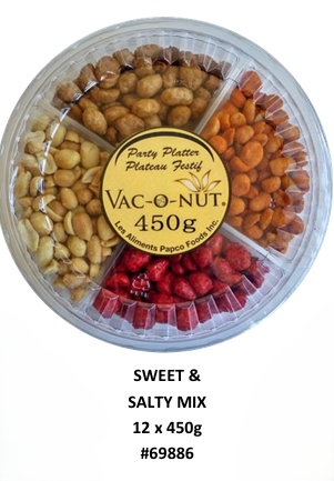 VAC-O-NUT ASSORTIMENT SUCRE ET SALE 450GR (XM)