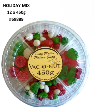 VAC-O-NUT ASSORTIMENT DE NOEL 450GR (XM)