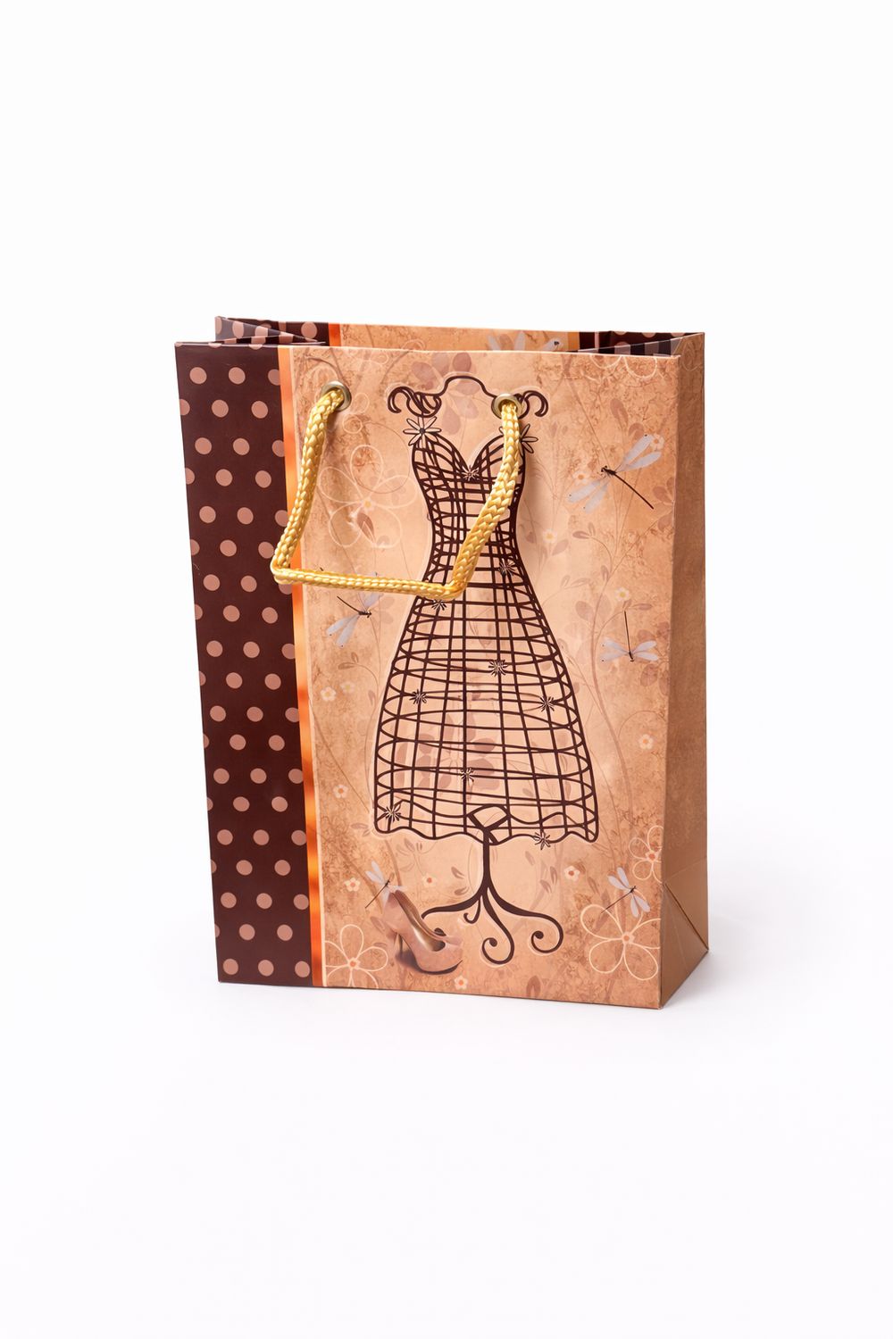 SAC CADEAU MOYEN VINTAGE ÉLÉGANT  (D3-4)