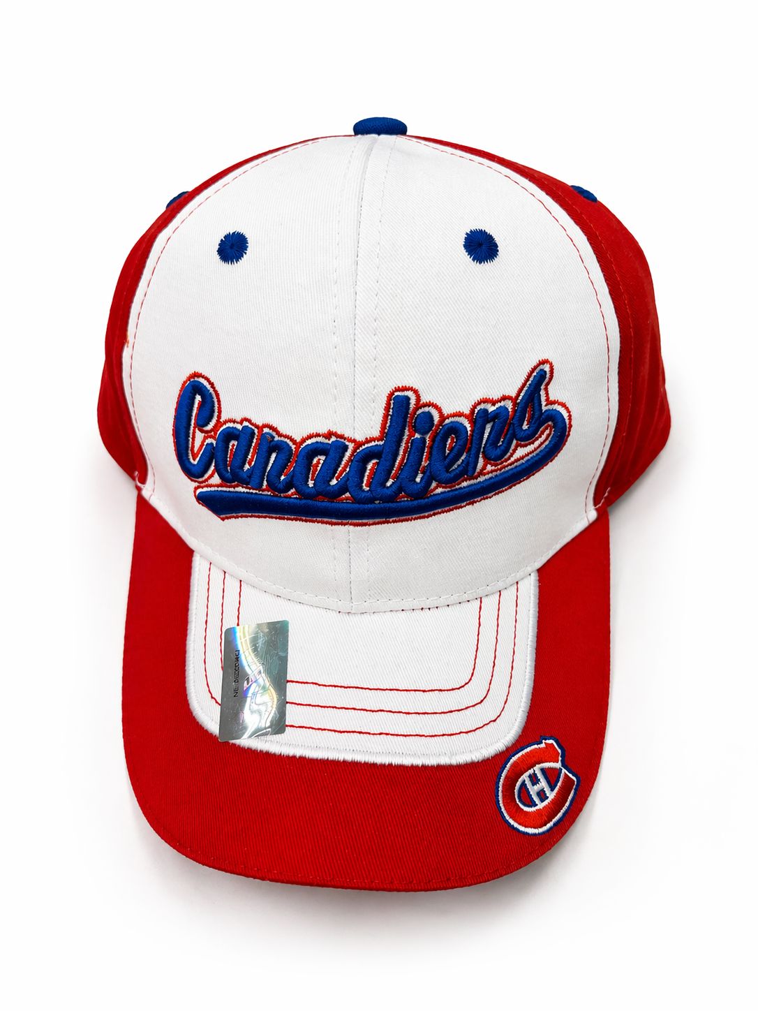 CASQUETTE OFFICIEL DU CANADIEN BLANCHE ET ROUGE(O3-1)