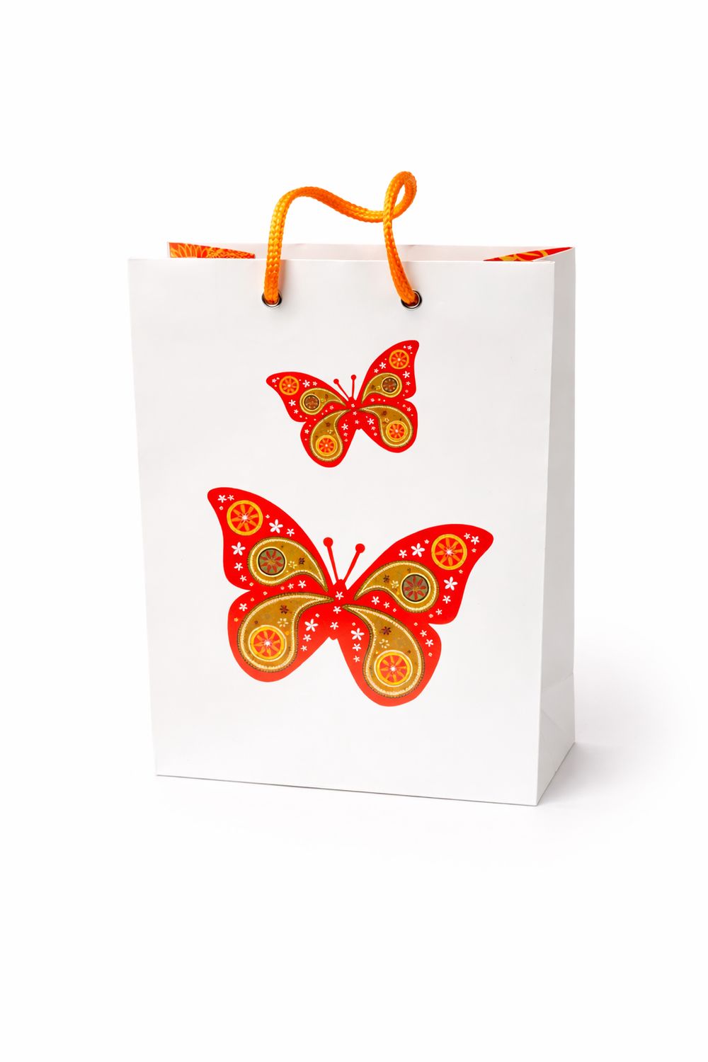 SC CADEAU MOYEN PAPILLONS (D6-1) 17.5CM X 23CM