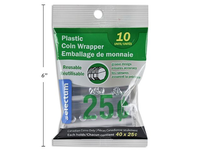 EMBALLAGE POUR 25 CENTS (PQT 10)(I5-1)