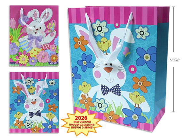 SAC CADEAU LARGE LAPIN (PQ)