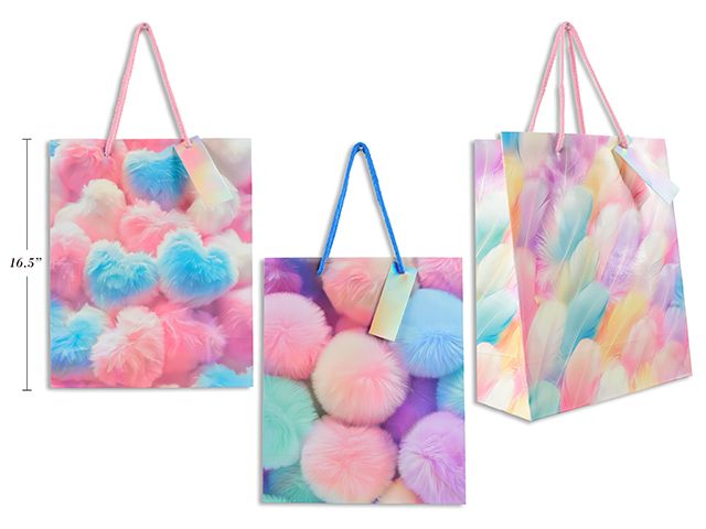 SAC CADEEAU JUMBO ASST FLUFFY(C2-8)