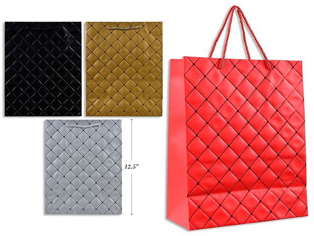 SAC CADEAU EMBOSSÉ LARGE 26X32X12 CM(C10-5)