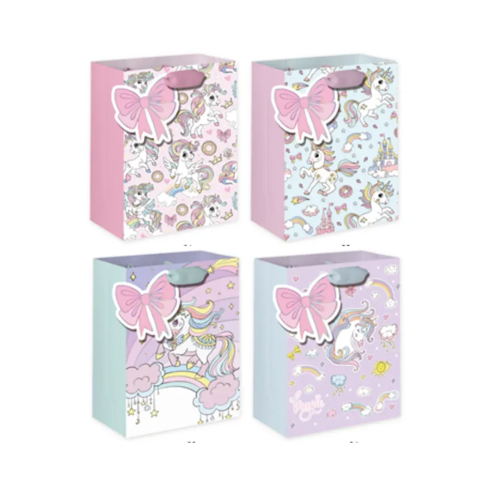 SAC CADEAU LARGE LICORNE QUALITÉ PREMIUM(D-E)