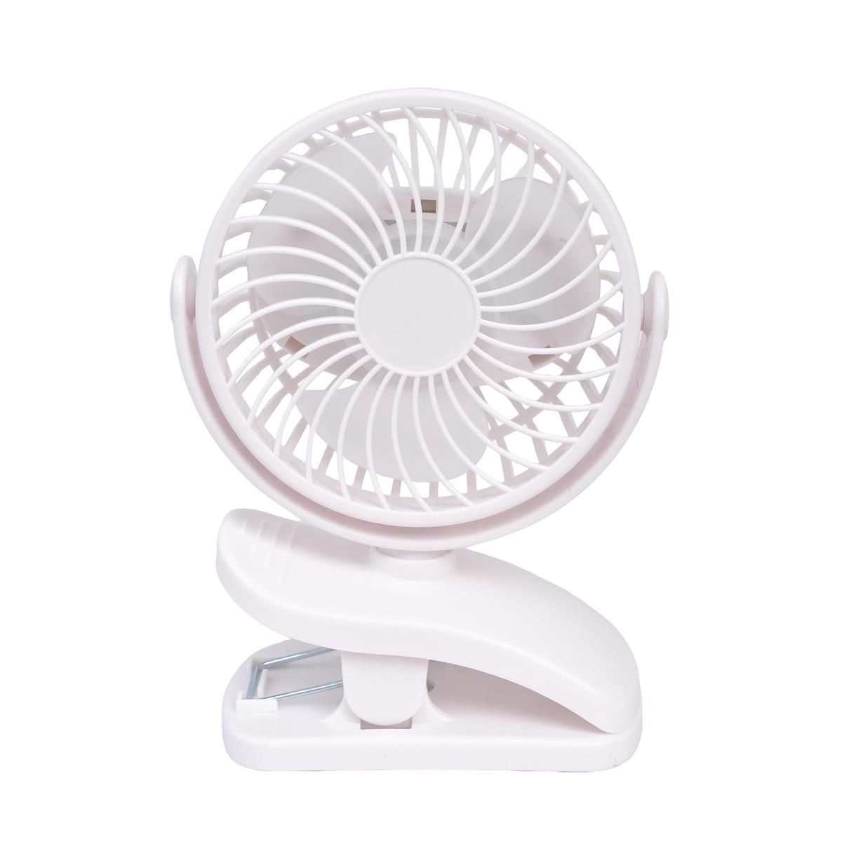 VENTILATEUR SUR CLIP PORTATIF RECHARGEABLE (ETE)