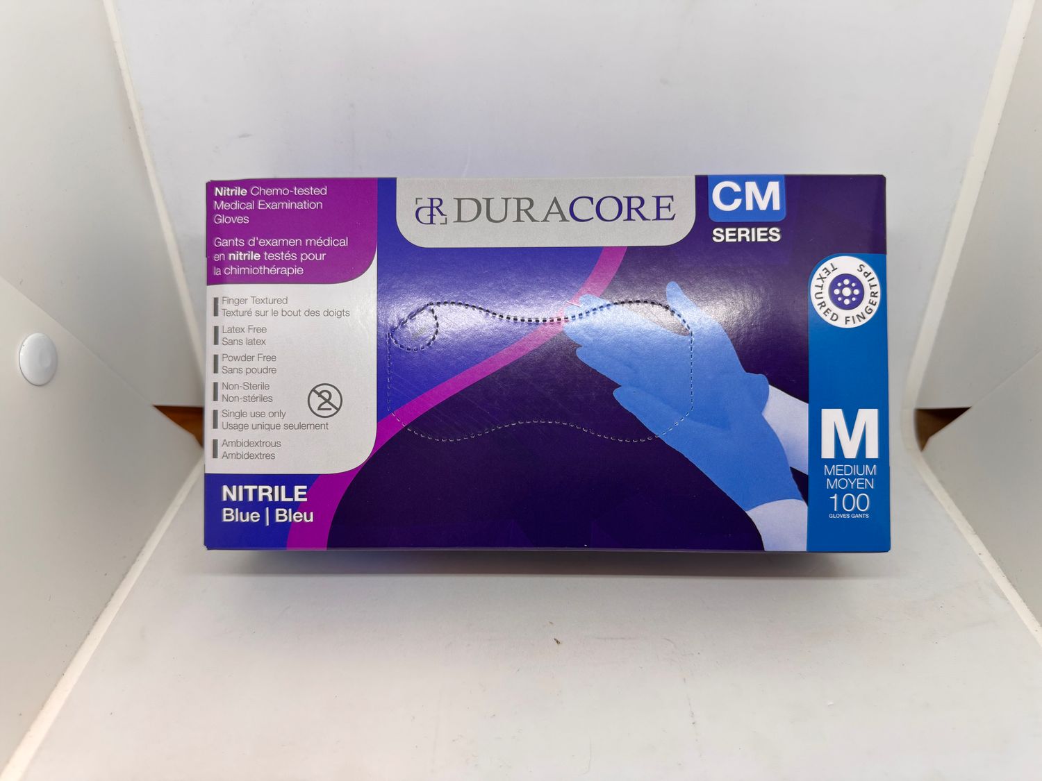 GANT NITRILE DURACORE BOITE DE 100 MOYEN(N4-2)