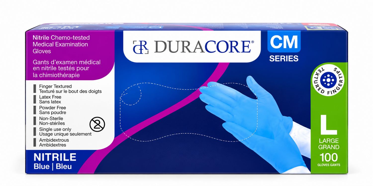 GANT NITRILE DURACORE BOITE DE 100 LARGE(N2-1)