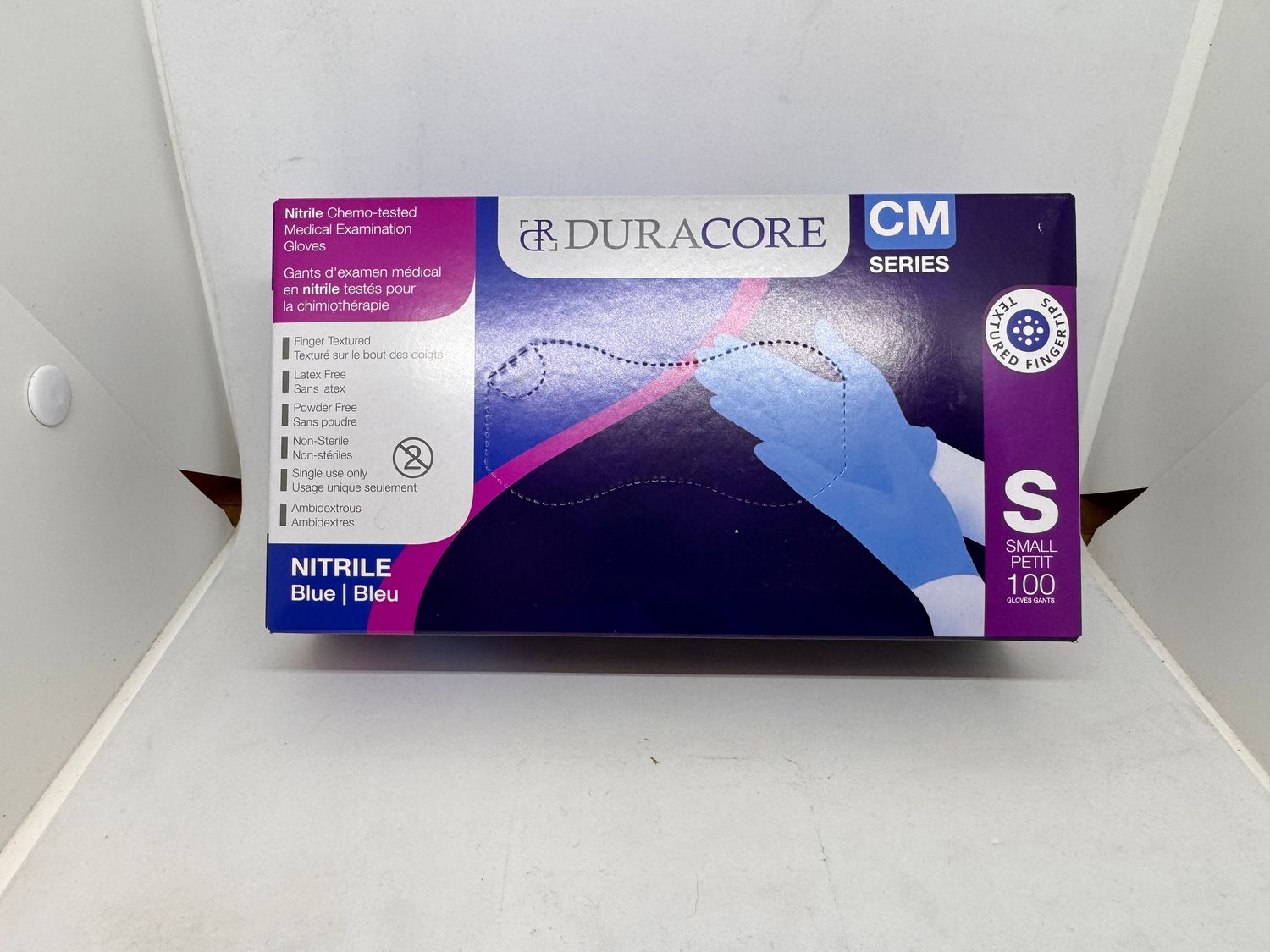 GANT NITRILE BOITE DE 100 UNITÉ DURACORE SMALL(N4-2)