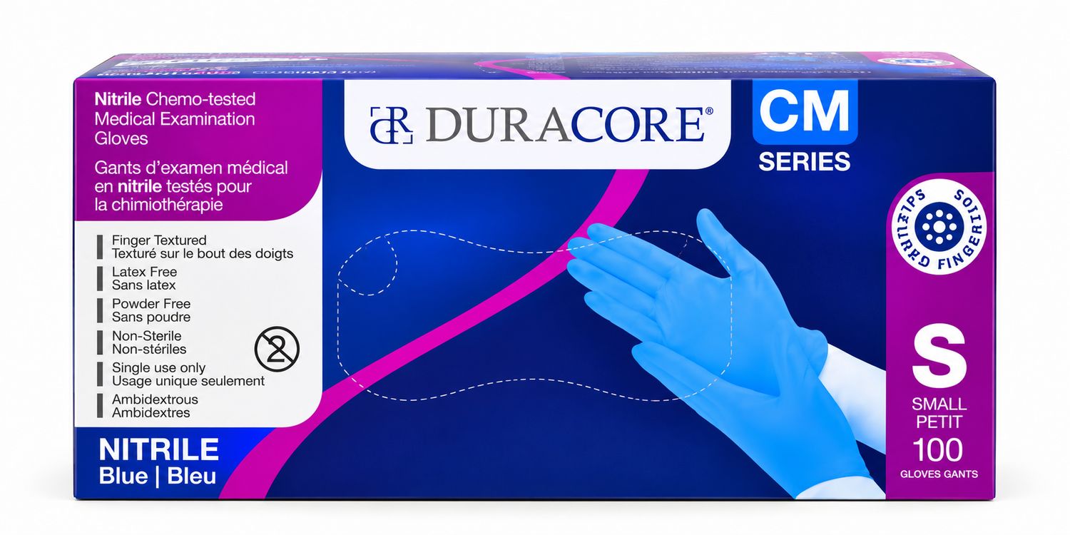 GANT NITRILE BOITE DE 100 UNITÉ DURACORE SMALL(N4-2)