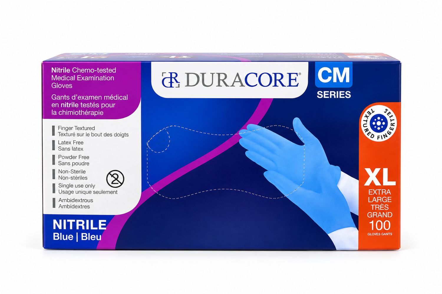 GANT NITRILE BOITE DE 100 X LARGE DURACORE(N2-1)#