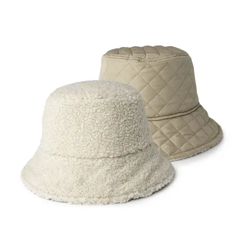 CHAPEAU SEAU REVERSIBLE SHERPA BRITT'S KNITS - AVOINE