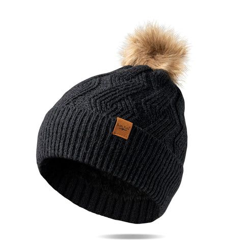 TUQUE A POMPOM MAINSTAY 2.0 BRITT'S KNITS - NOIR