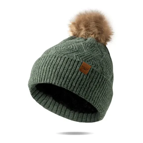TUQUE A POMPOM MAINSTAY 2.0 BRITT'S KNITS - VERT