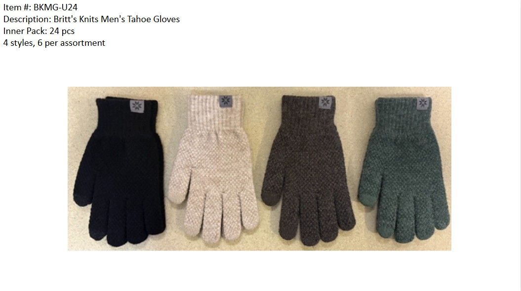 BRITT'S KNITS TAHOE GLOVED 24PC
