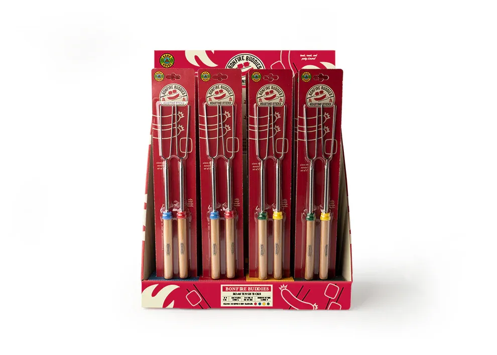 BATON A ROTIR SUR LE FEU (2) BUNKHOUSE - PRESENTOIR DE 24MCX