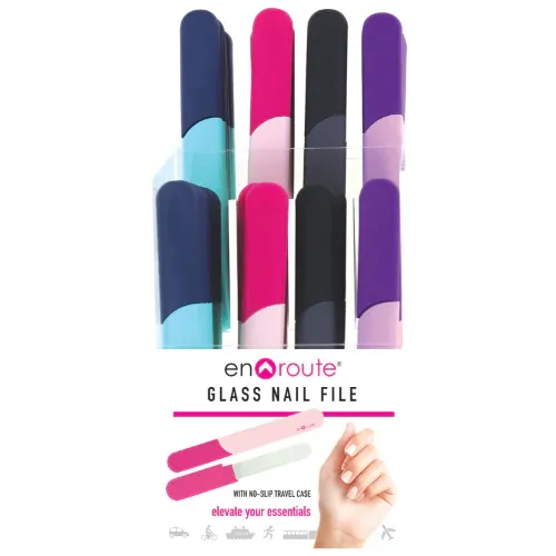 LIME A ONGLE EN VERRE AVEC ETUI EN ROUTE - PRESENTOIR DE 48MCX