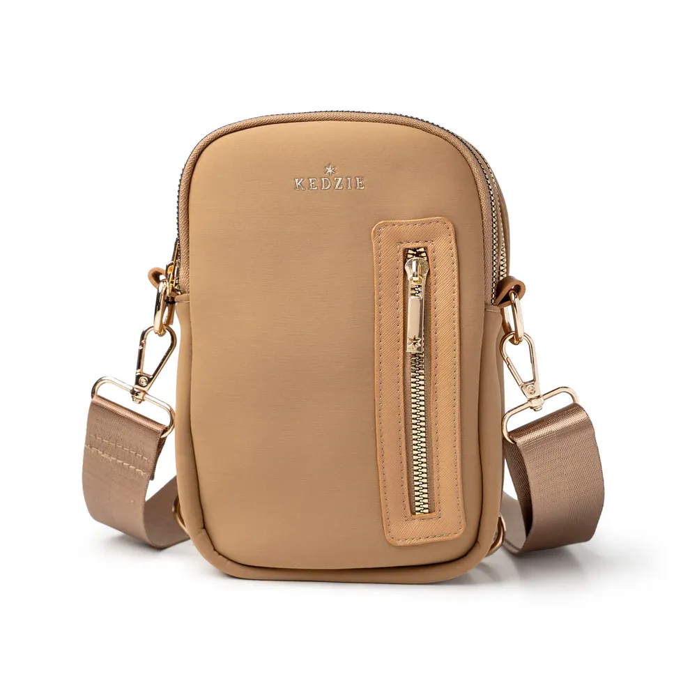 (CGC)SAC A BANDOULIERE 2 FACON SLOANE KEDZIE - BEIGE