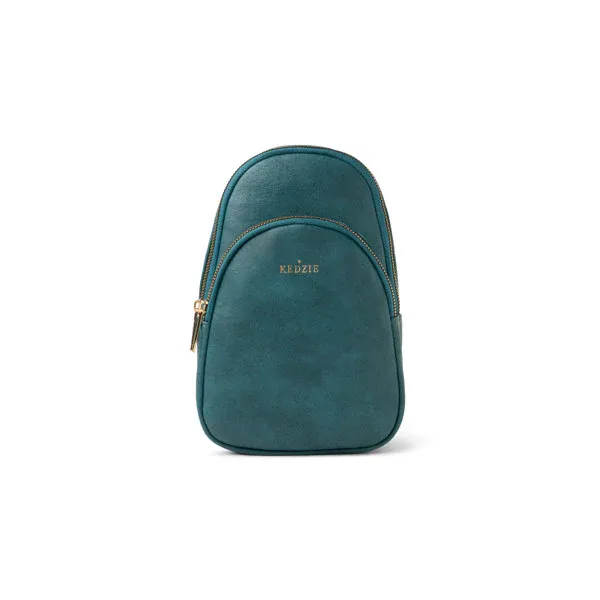 SAC A BANDOULIERE SUNSET KEDZIE - TURQUOISE