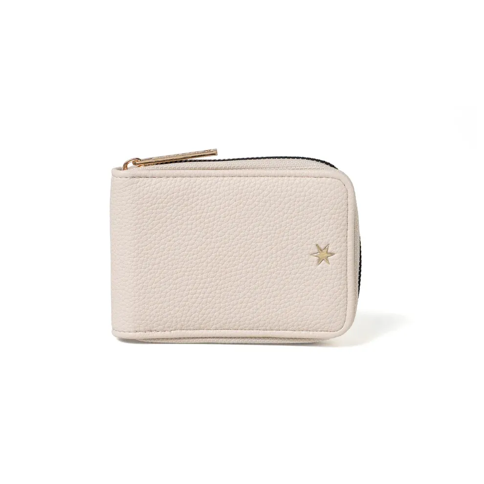 (CGC)PORTE FEUILLE DE POCHE ESSENTIELS KEDZIE - CREME