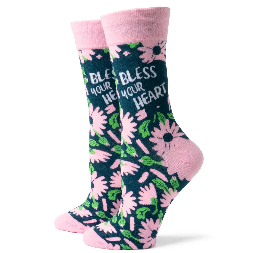 (CGC)CHAUSSETTES BLESS  YOUR HEART O/S 4PC