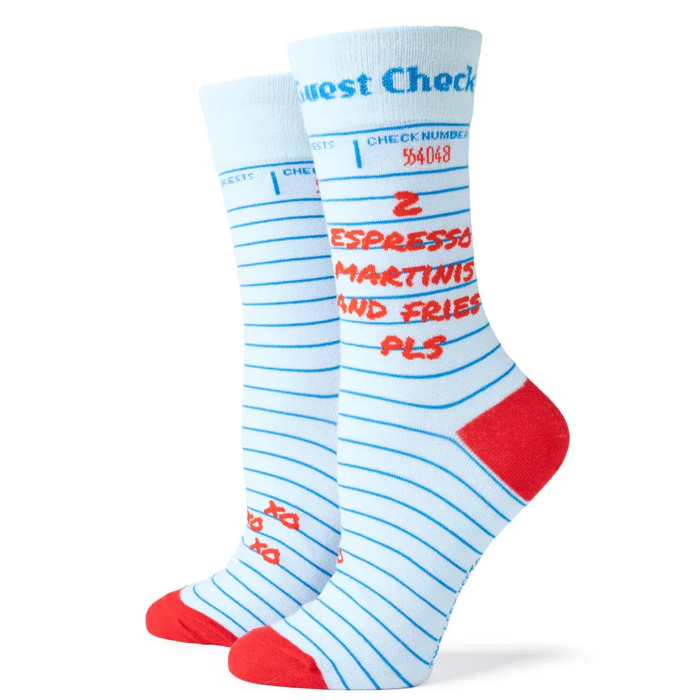 (CGC)CHAUSSETTES CHECK PLEASE! O/S 4PC