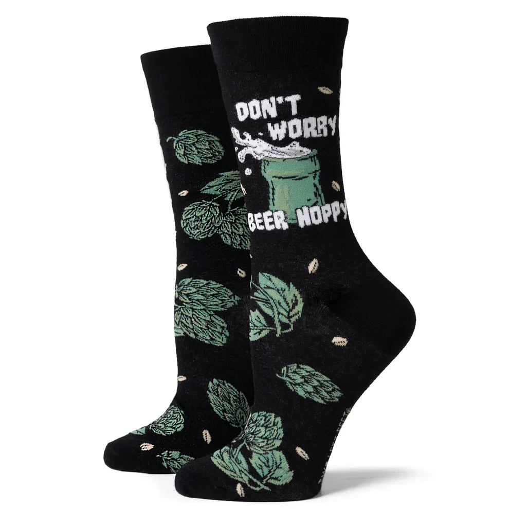 (CGC)CHAUSSETTES DON'T WORRY BEER HOPPY! O/S 4PC