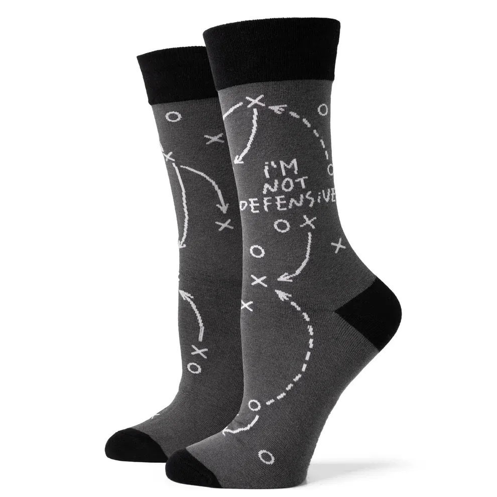 (CGC)CHAUSSETTES I'M NOT DEFENSIVE O/S 4PC