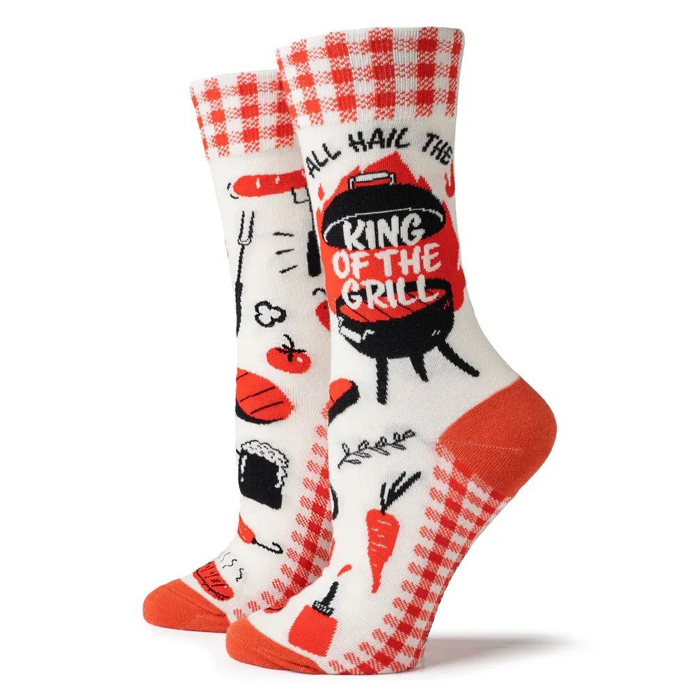 (CGC)CHAUSSETTES KING OF THE GRILL O/S 4PC