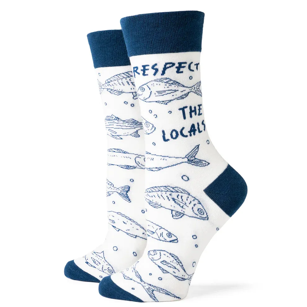 (CGC)CHAUSSETTES RESPECT THE LOCALS O/S 4PC