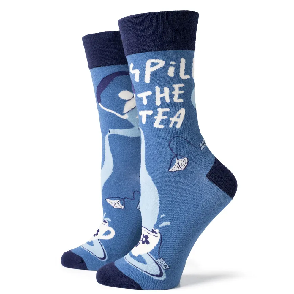 (CGC)CHAUSSETTES SPILL THE TEA O/S 4PC