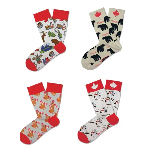(CGC)CHAUSSETTES POUR ENFANTS TWO LEFT FEET CANADA - ASST.24MCX