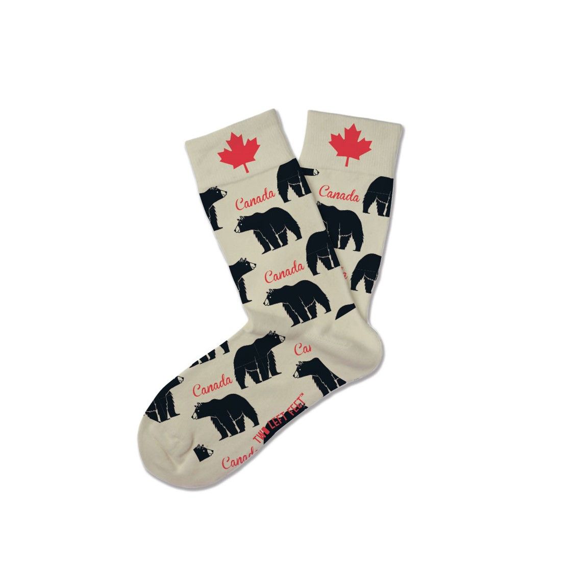 CHAUSSETTE POUR ENFANT  TWO LEFT FEET - OURS NOIR CANADA