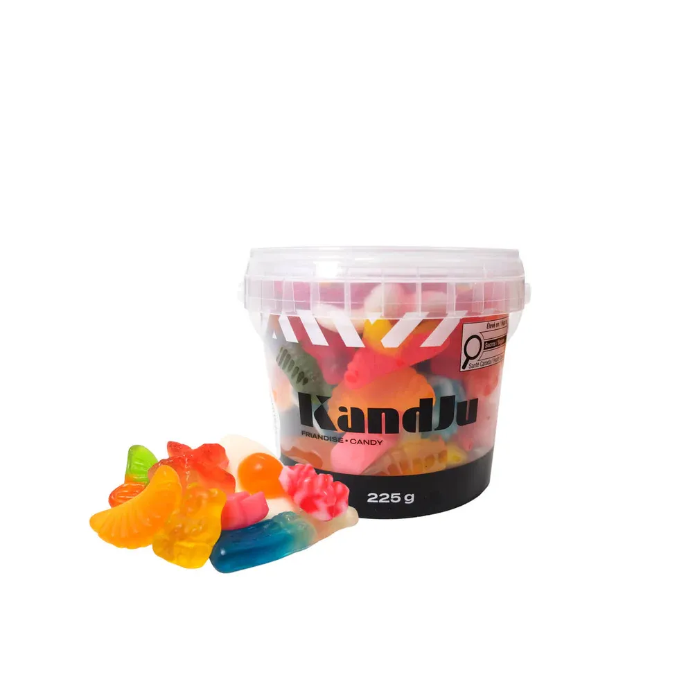 (CGC)SEAU DE BONBONS JUJUBES CLASSIQUE 225G KANDJU