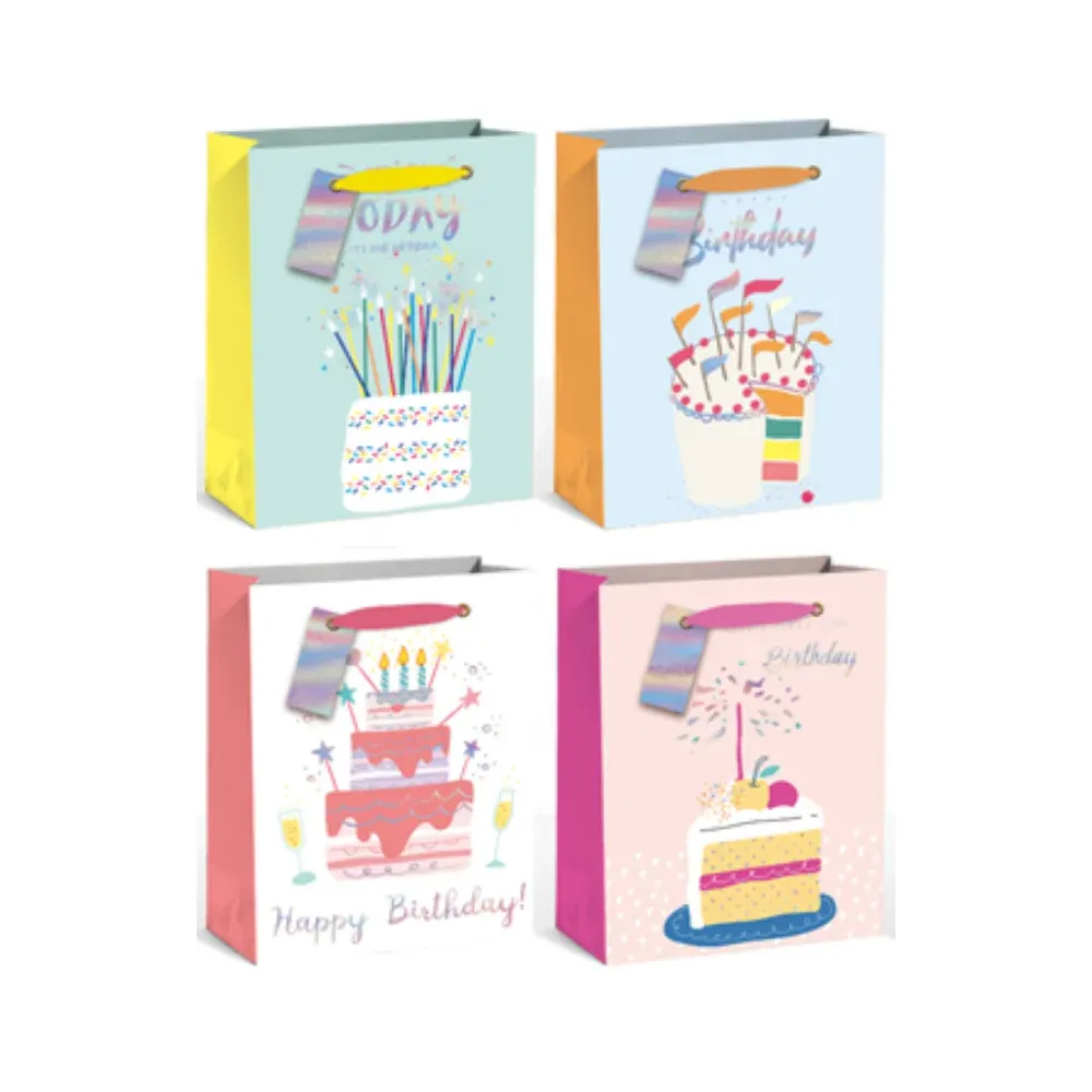 SAC CADEAU LARGE HAPPY BIRTHAY ASST(DE-4)