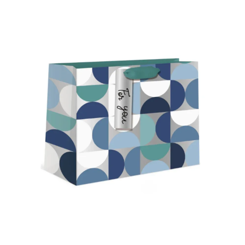 SAC CADEAU MOYEN MOTIF DEMI-CERCLE(DE-2)