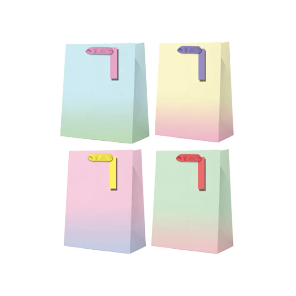 Sac CADEAU irisé à ombrage PASTEL JUMBO(DE-1)