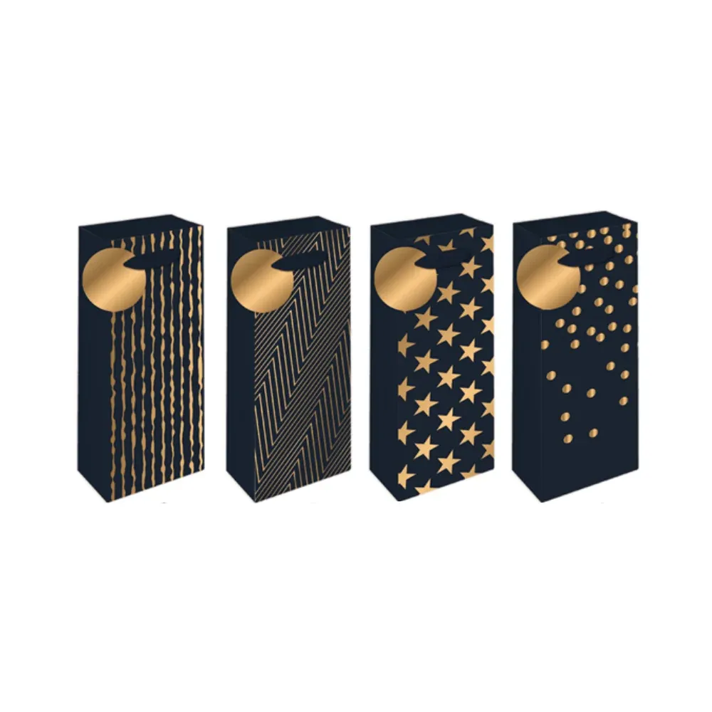 SAC À VIN NOIR ASST(C4-3)