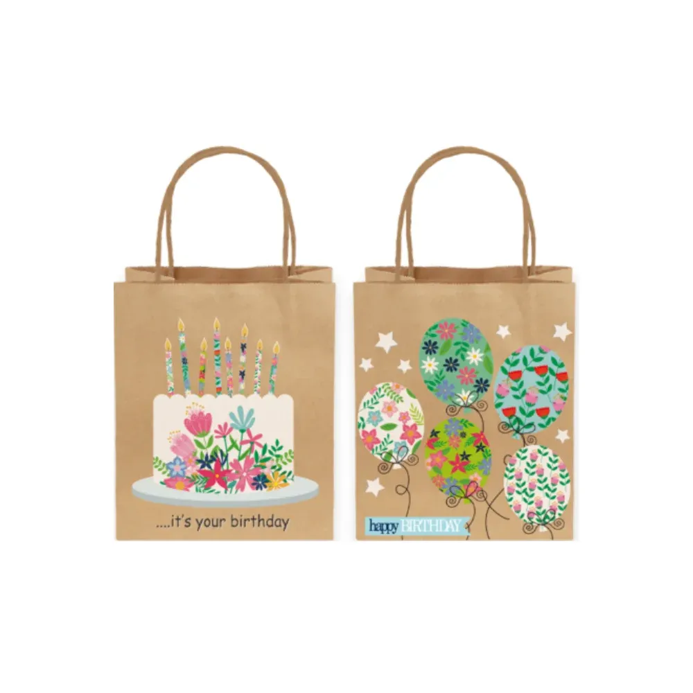 SAC CADEAU CRAFT HAPPY BIRTHAY MOYEN(DE-6)