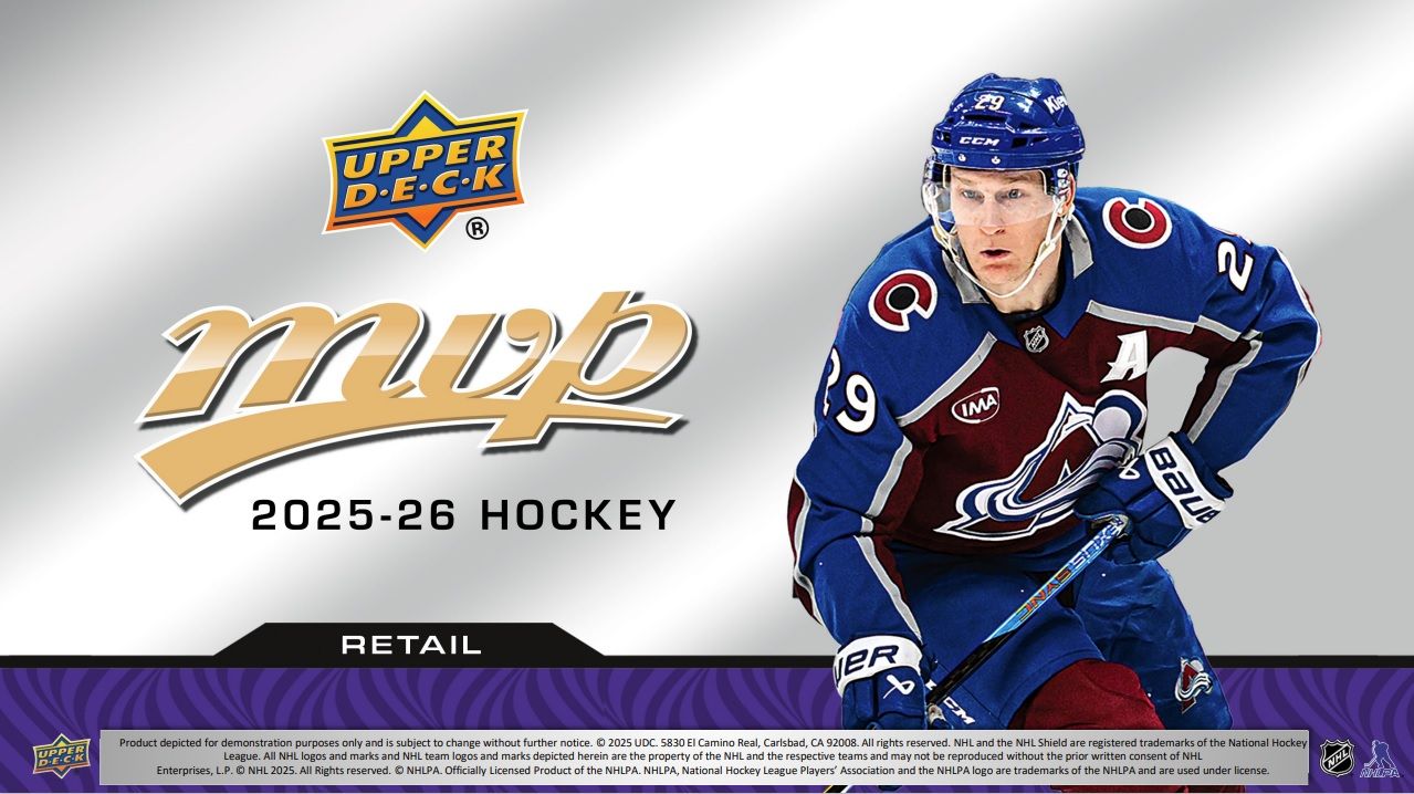 CARTE HOCKEY UD MVP HOCKEY 25/26(2.45 UNITÉ) 36 PQT